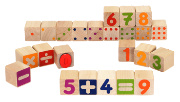 SUNNYSUE - Holzstempel Mathematik, 24tlg.