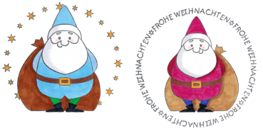 Preview: Stempel "Wichtel", 2er Set