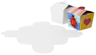 10 Papierschachteln "Cupcake"