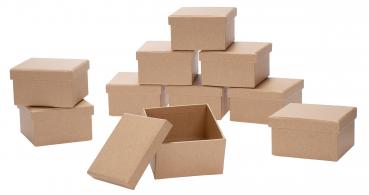 Kartonbox Quadrat,10er Set