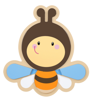 SUNNYSUE - Einlegepuzzle "Bienchen", 1Stck