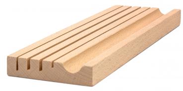 Holzaufsteller Legeschiene