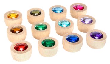 Holz-Funkelsteine Regenbogen