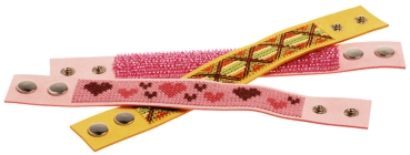 SUNNYSUE - Kunstleder-Armbänder "Individuell", 4er Set