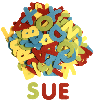 SUNNYSUE - Filzbuchstaben "Großes ABC", 150tlg.