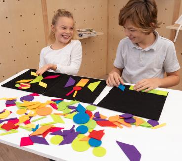 Preview: Filzlegespiel  Tangram, 196-tlg