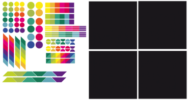 Preview: Filzlegespiel  Tangram, 196-tlg