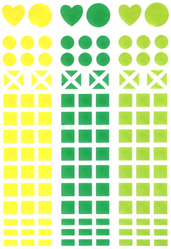 SUNNYSUE - Mosaik-Sticker "Grün", 138tlg.