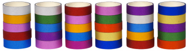 SUNNYSUE - Glitzertape "Style Uni2" 1,5 cm x 3m  (Farbe je nach Farbsortierung!)