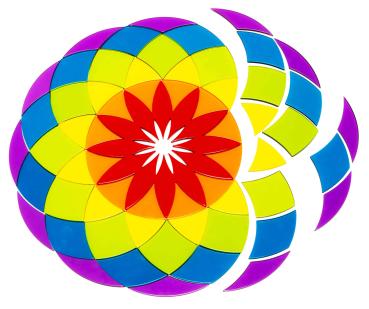Mandala Blume Acryl
