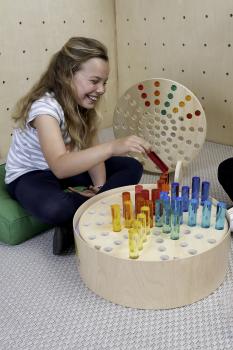 Acrylic cylinders, 30 pieces
