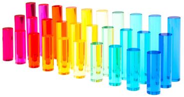 Acryl Zylinder 30 Stück