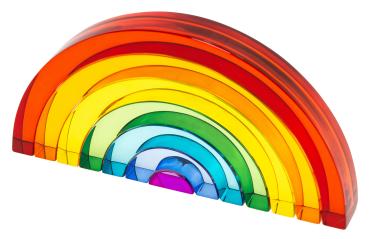 Preview: Acryl Regenbogen, 7-tlg.