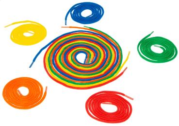 Fädelschnüre "Farbig 100 cm", 10tlg.