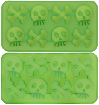 Preview: Silikonform Pirat für Eiswürfel, Kekse uvm.
