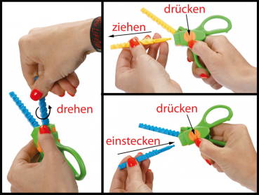 Preview: Kinder-Schere "Für 9 Bordüren", 1Stck