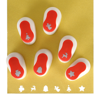 SUNNYSUE - Motivlocher "Weihnachten", 6er Set