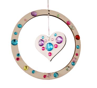 Mobile Herz, 3er Set