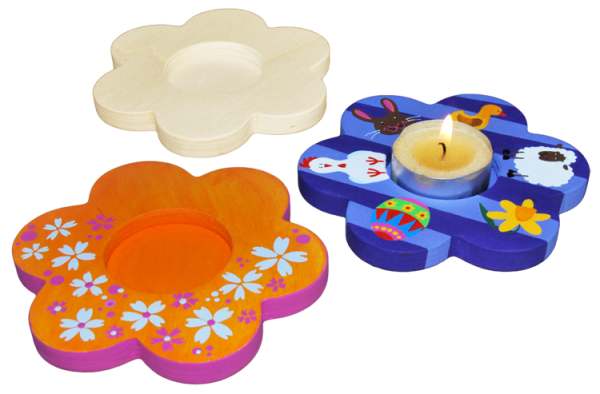 Teelichthalter "Blume", 3er Set