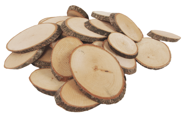 SUNNYSUE - Naturholzscheiben Oval, 1kg