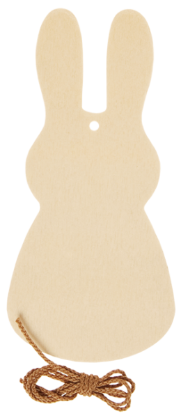 Holzanhänger "Häschen", 6er Set