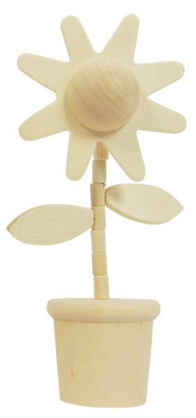 Drückfigur Wackelblume, 1Stck