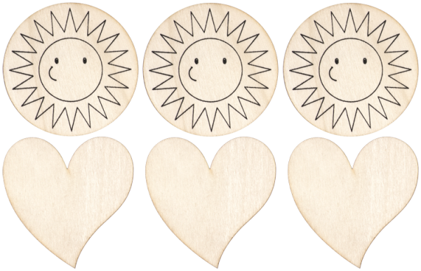 SUNNYSUE - Kühlschrank Magnet Muttertag, 6tlg.