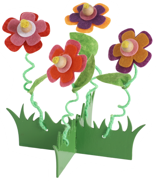 Tellerteiler "Blumenwiese", 1 Bastelset