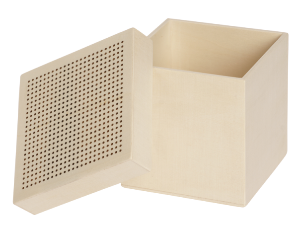 Wooden Box For Embroidering, 1pc.