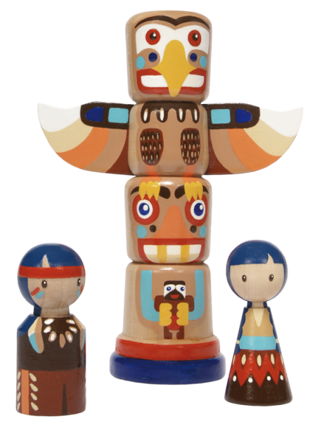 5 Stück DIY-Wächterfigur "3D"