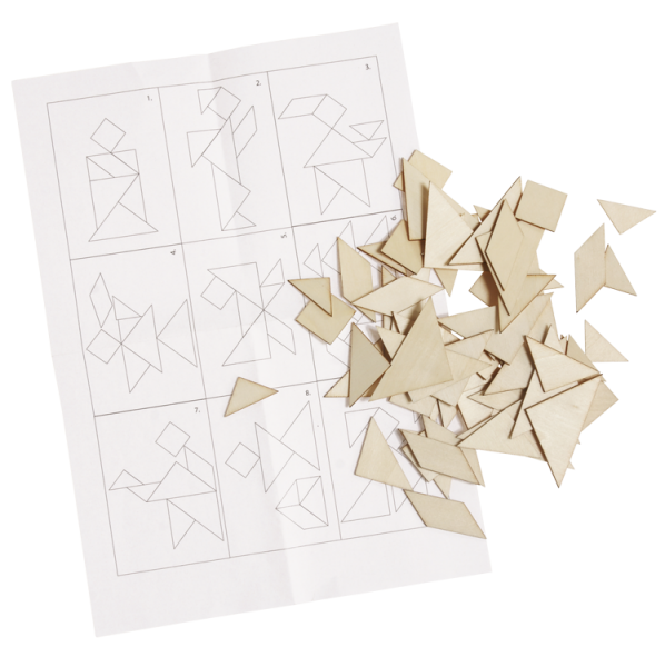 Tangram Legespiel "Weihnachten", 63-teilig