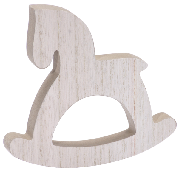 SUNNYSUE - Wooden Decoration "Rocking Horse", 1pc.