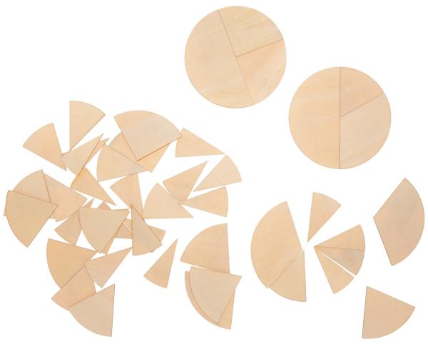 Holzformen Bruchrechenset