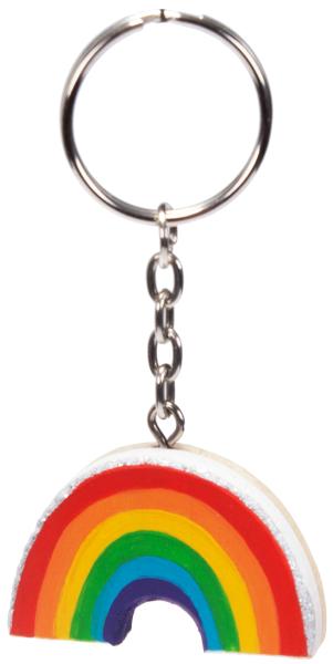 Schlüsselanhänger Regenbogen, 24 Stück
