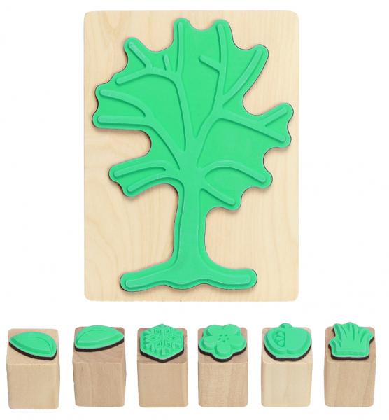SUNNYSUE - Stempelset "Jahreszeitenbaum", 7tlg.
