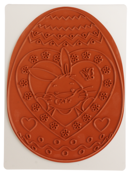 Megastempel "Ei mit Osterhase", 1Stck
