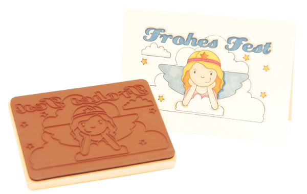 SUNNYSUE - Holzstempel "Frohes Fest", 1Stck