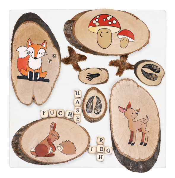 Giant Stamps "Forest Animals", 6pcs.