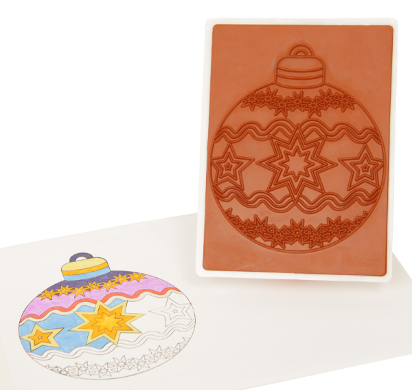 Mega Stempel "Weihnachtskugel", 1Stck