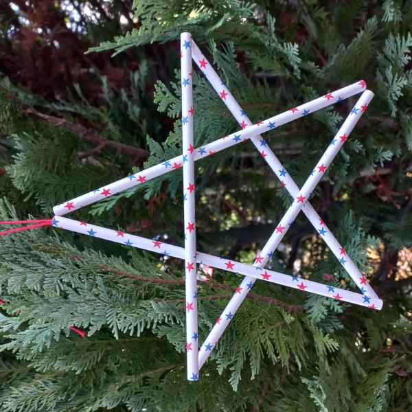 Paper Straws "Stars", 120pcs.