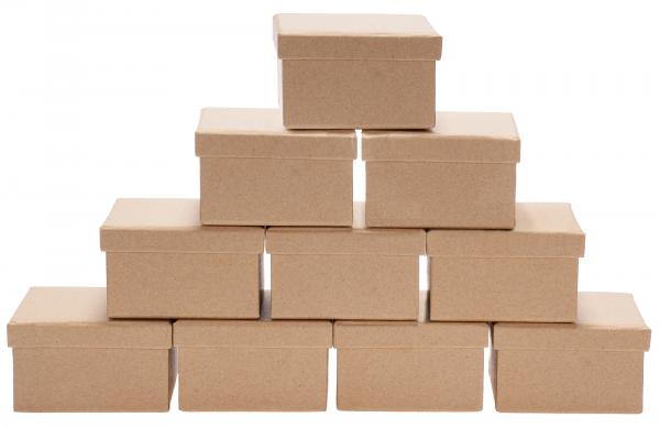 Kartonbox Quadrat,10er Set