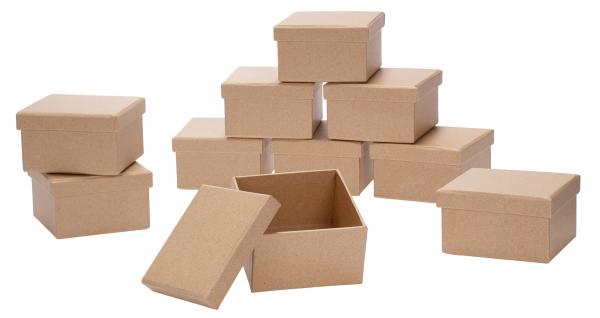 Kartonbox Quadrat,10er Set