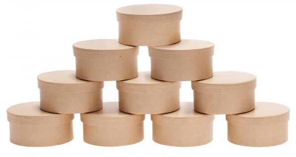 Kartonbox rund, 10er Set