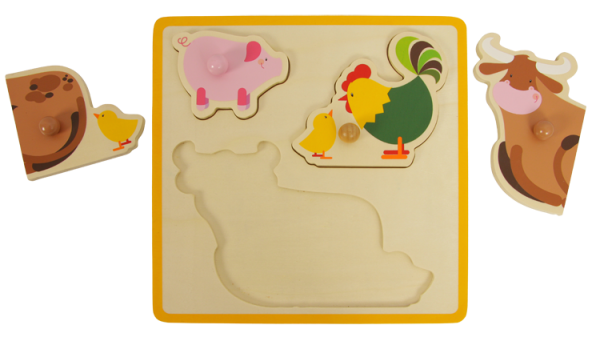 Einlegepuzzle "Bauernhof", 1Stck