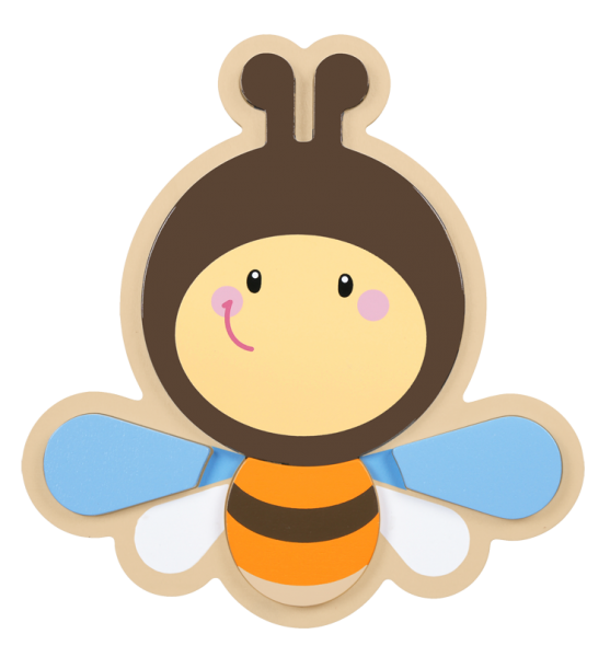 SUNNYSUE - Einlegepuzzle "Bienchen", 1Stck