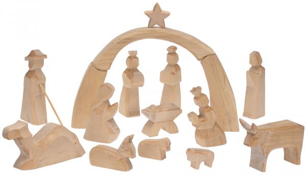 Große Weihnachtskrippe, 16-tlg.
