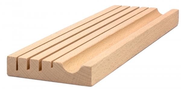 Holzaufsteller Legeschiene