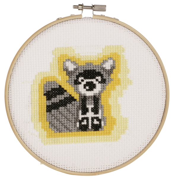 Cross-Stitching Set "Willy The Raccoon", 1pc.