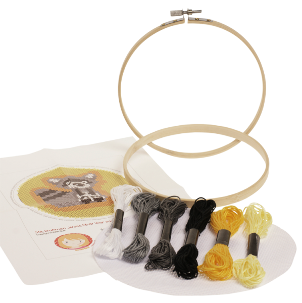 Cross-Stitching Set "Willy The Raccoon", 1pc.