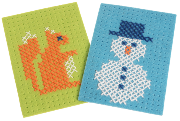Stickplatten "Filz", 6er Set